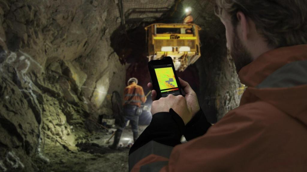 Mining areas with extensive wireless networks