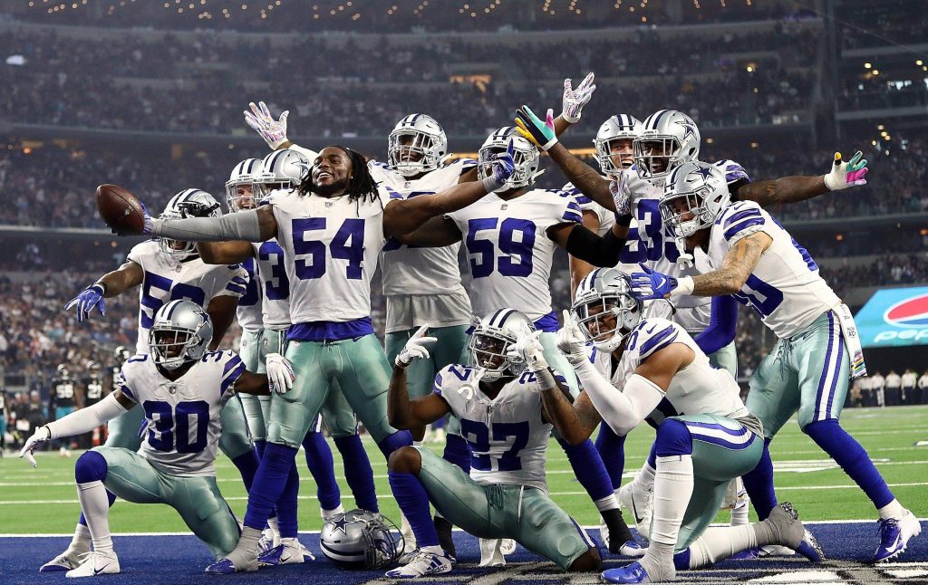 Besides playing football, Dallas Cowboys knows how to pose too.